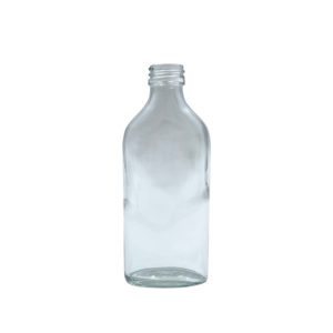 Flacon sirop blanc ovale - 200ml - sans bouchon - 44pcs