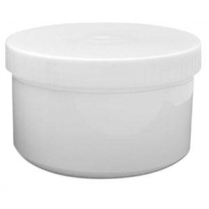 Zalfpot wit + schroefdeksel – 300gr/350ml - 50st