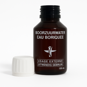 Petfles veral - bedrukt "Boorzuurwater" - astra stop - 100ml - 100st