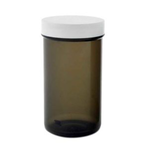 Gelulenpot fumé – 100ml – wit deksel - 75st