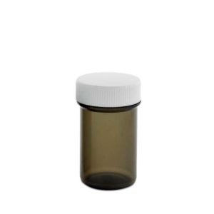 Gelulenpot fumé - 20ml - wit deksel - 50st