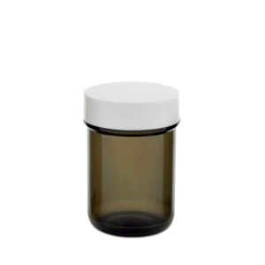 Gelulenpot fumé – 40ml – wit deksel - 150st