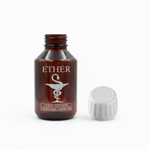 Petfles veral - bedrukt "Ether" - astra stop - 100ml - 100st