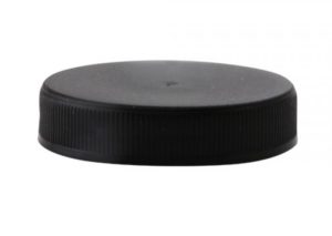 Zwart deksel 38mm voor zalfpot bruin 30ml - 1st