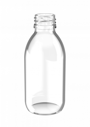 Glazen fles – wit – 150ml – 28mm – zonder stop - 88st