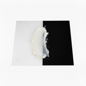 Zalfplaat zwart/wit - 30x40cm