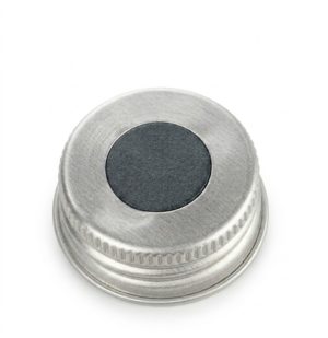 Infuusstop - 28mm - Alu + rubber - per stuk